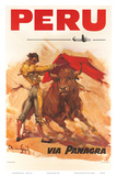 Panagra Pan American-Grace Airways: Peru, c.1946 Prints by Carlos Ruano-Llopis