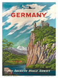 Pan American: Germany der Rhine, c.1950s Plakater