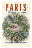 Pan American: Paris by Clipper, c.1951 Prints