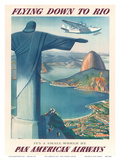 Pan American: Flying Down to Rio, c.1930s Kunstdrucke von Paul George Lawler