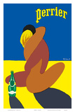 Perrier: Nude Lovers, c.1980 Print by Bernard Villemot