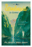 Pan American: Scandinavia by Clipper, c.1951 Plakater Pan American: Scandinavia by Clipper, c.1951 Plakater