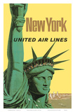 United Air Lines: New York, c.1950s Posters by Stan Galli