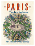 Pan American: Paris by Clipper, c.1951 Prints