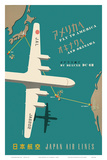 Japan Airlines: Fly to America Posters