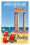Rhodos: Griechenland, Greece c.1954 Art by C. Neuria