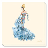 Barbie™, Blue Dres Trykk på strukket lerret av Robert Best