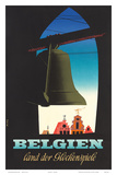 Belgien: Land der Glockenspiele - Land of Glockenspiel c.1950 Print