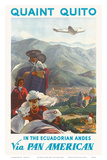 Pan American: Quaint Quito - In the Ecuadorian Andes, c.1938 Kunstdrucke von Paul George Lawler