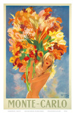 Monte-Carlo, France, c.1945 Plakater af Jean-Gabriel Domergue