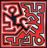 Untitled (1988) Kunstdrucke von Keith Haring