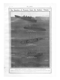 Illustration - Titanic Sinking. From the Sphere Newspaper. Photographic Print