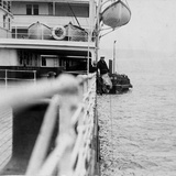 Sounding the Depth at Queenstown (Cobh), Ireland. Photographic Print