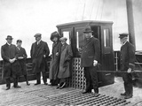 Passengers on Board 'Ireland', a White Star Tender (Ferry). Photographic Print