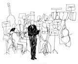Concertino, c.2009 Serigraph by Cédric Chauvelot