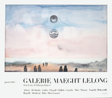 Galerie Maeght Lelong Collectable Print by Saul Steinberg