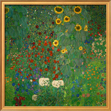 Farm Garden with Sunflowers, c.1912 Prints by Gustav Klimt
