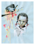 Oiseau Reproduction procédé giclée par Lora Zombie