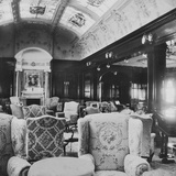 The Lounge, 'Lusitania'. Photographic Print