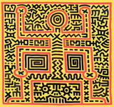 Keith Haring - Untitled (1983) - Reprodüksiyon