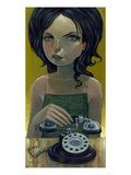 Appel en attente Reproduction procédé giclée par Aaron Jasinski