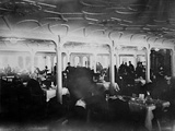 First Class Dining Room of White Star Liner, RMS Titanic. Photographic Print