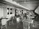 Café Parisien on RMS Titanic, 04/01/1912. Photographie
