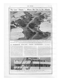 Location of Titanic Wreck. The Lost Titanic - Where She Lies in the Atlantic. Photographic Print