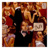 Serpentine Soiree Reproduction procédé giclée par Aaron Jasinski