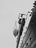 Captain Smith Looking Down from the Titanic Bridge. Photographic Print