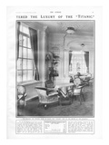 Luxury Room on the Titanic. Photographic Print