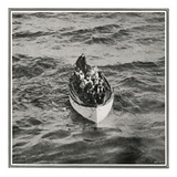 How the Titanic Survivors Were Picked Up by the Carpathia. Photographic Print