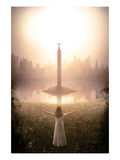 Learning to Fly Giclee-trykk av Stephane Belin