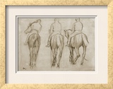 Jockeys Framed Giclee Print by Edgar Degas
