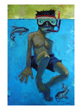 Poissons Reproduction procédé giclée par Aaron Jasinski