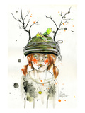 Sun Giclee Print by Lora Zombie