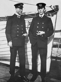 Marconi Operators; Jack Phillips and Friend, Taken Aboard the 'Adriatic'. Photographic Print