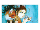 Frenemies Giclee Print by Camilla D'Errico