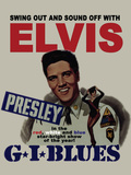 Elvis - GI Blues Placa de lata