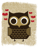 Owl Always Love You Serigrafía por Hero Design Studio Owl Always Love You Serigrafía por Hero Design Studio