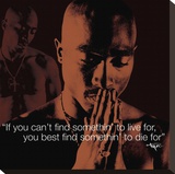 Tupac- i.Quote Kunstdruk op gespannen doek