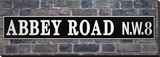 Abbey Road Sträckt Canvastryck