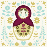 Russian Nesting Doll Serigraph by  Hero Design