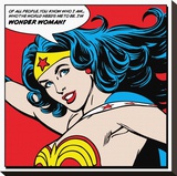 Wonder Woman-Quote Leinwand