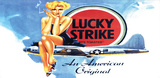 Lucky Strike Plaque en métal