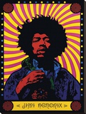 Jimi Hendrix-Psychedelic Leinwand