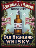 Old Highland Whisky Blikskilt