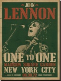 John Lennon-Concert Reproduction transférée sur toile