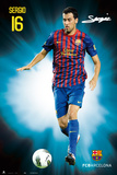 Fc Barcelona - Sergio Busquets 2011/2012 Kunstdrucke