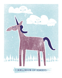 Chadwick: Unicornio Serigrafía por Hero Design